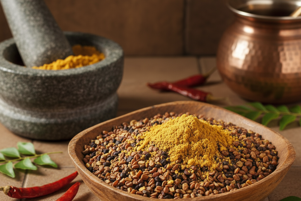 Hing and Methi Dana for blood sugar
