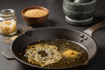 Cooking with Hing and Mustard Seeds