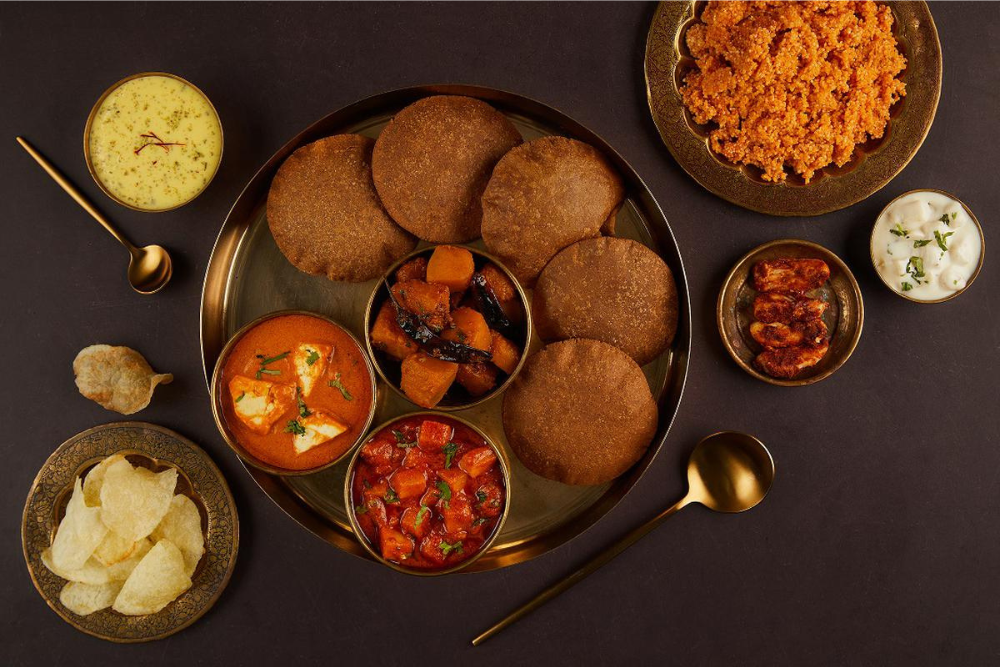 Hing in navratri thali