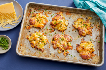 Crispy Smashed Potatoes with Hing